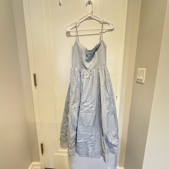 HOUSE OF CB 'Lolita' Soft Blue Corset Sundress Midi - Picture 6 of 7